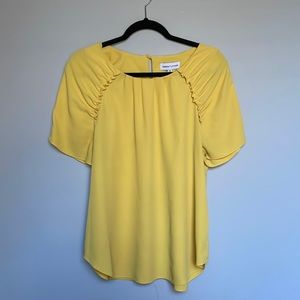 Gibson Latimer yellow blouse